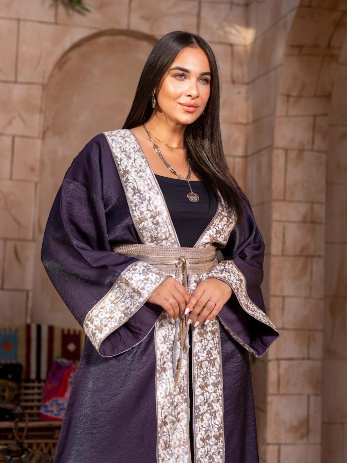 Layali Blue Kaftan - Image 3