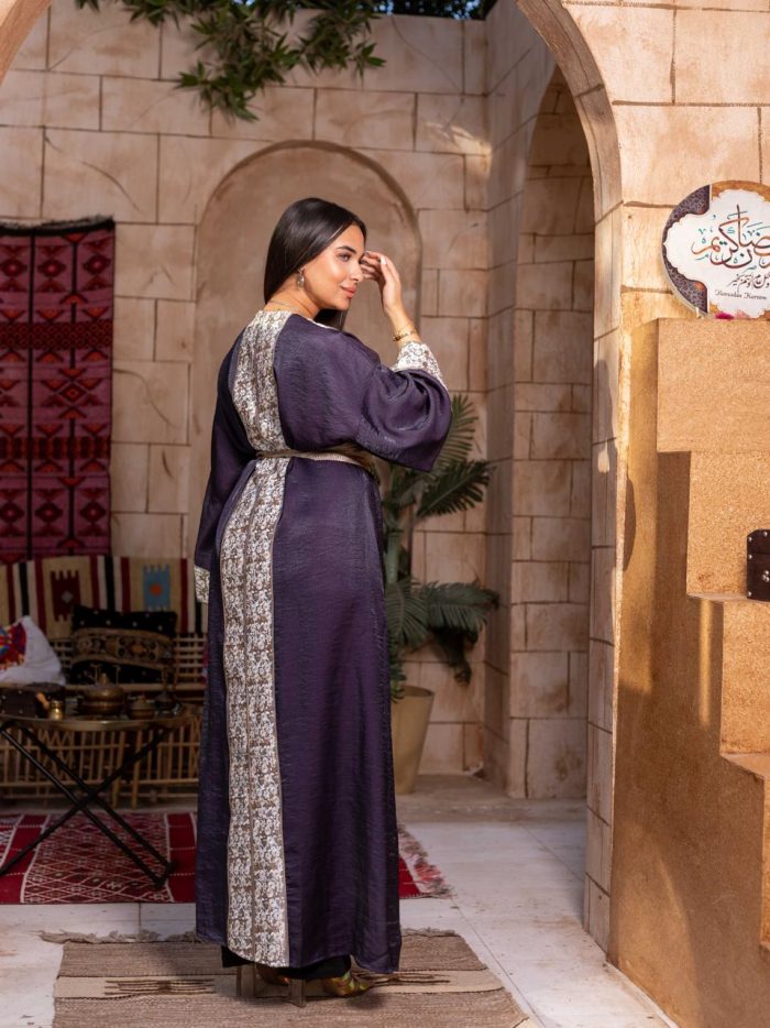 Layali Blue Kaftan - Image 5