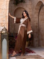 Layali brown Kaftan - Image 2