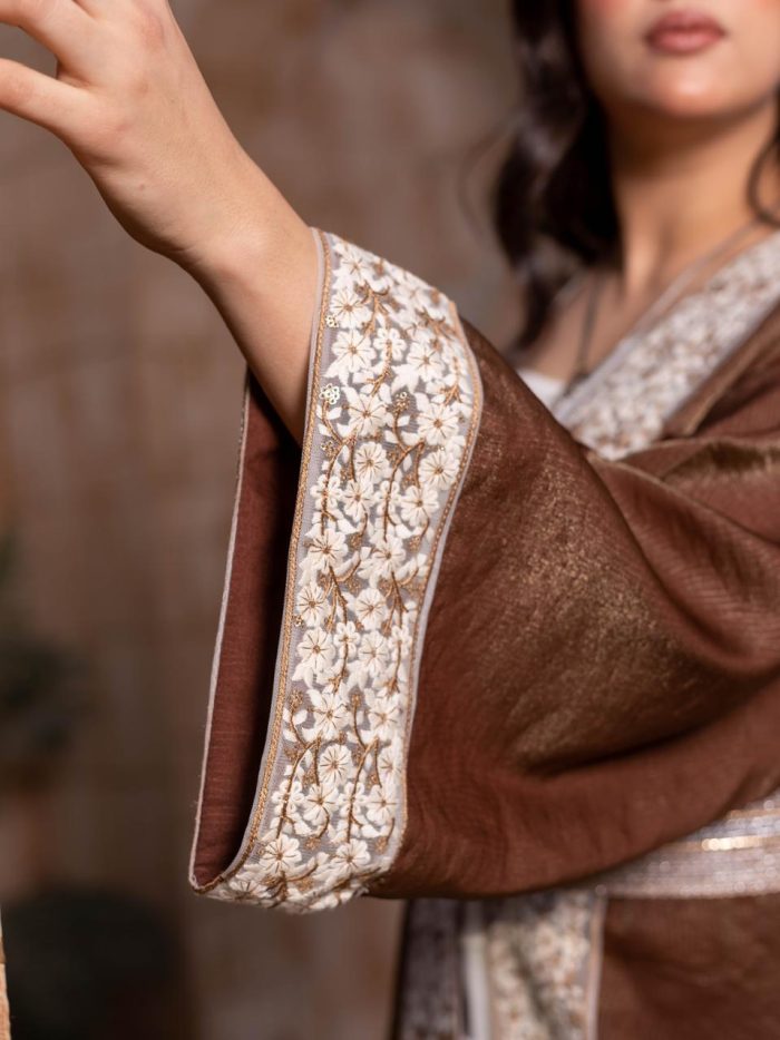 Layali brown Kaftan - Image 4