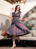 Polka Dot Linen Dress - Image 2